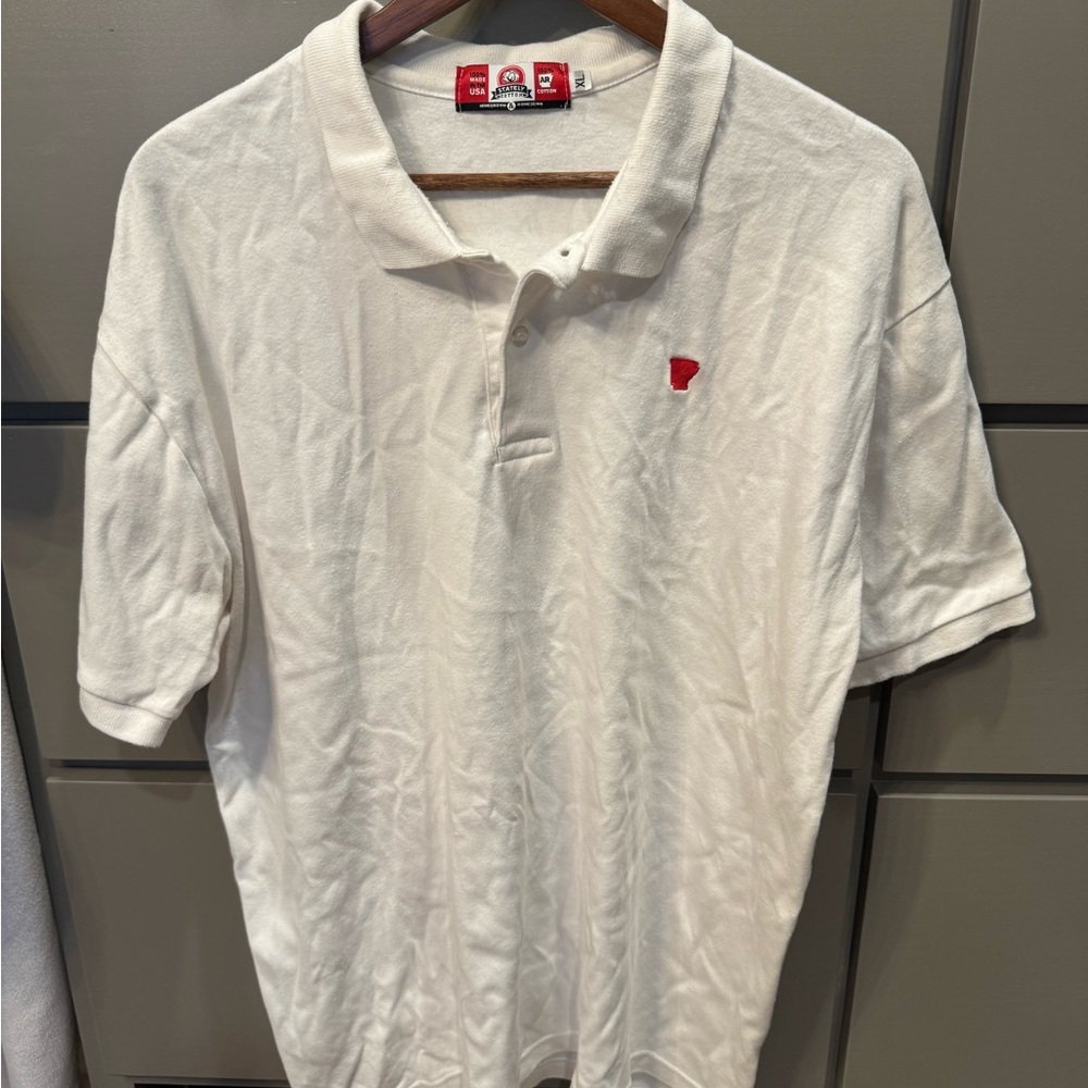 Stately Cotton White Polo Shirt